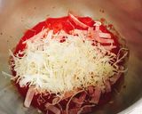 トマト缶で時短＊冷製トマトスパゲティ♡作り方2写真