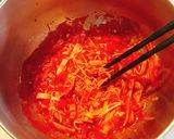 トマト缶で時短＊冷製トマトスパゲティ♡作り方3写真