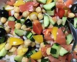 ひよこ豆の羊飼い風サラダ☆トルコ作り方3写真