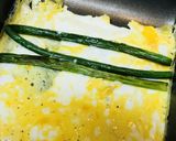 ニンニクの芽を巻いた玉子焼き作り方2写真