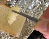 朝ごはん☆簡単☆トーストのバターの塗り方作り方5写真