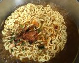 麻婆茄子辛ラーメン作り方2写真