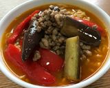 麻婆茄子辛ラーメン作り方4写真