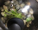 あさりの酒蒸し〜パクチー風味〜作り方2写真