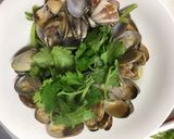 あさりの酒蒸し〜パクチー風味〜作り方3写真
