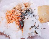 鮭と塩昆布の酢飯ご飯作り方1写真