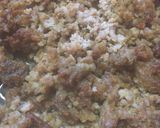 桑の葉ひき肉作り方3写真