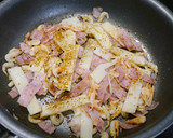 簡単！筍と桜えびのベーコンダシ風味炒め作り方3写真