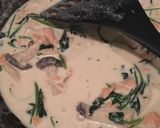 サーモンとエリンギのクリームパスタ作り方4写真