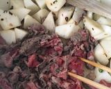 ピリ辛牛肉大根煮作り方3写真