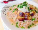 とろじゅわ♡揚げ茄子のさっぱりおろし冷麺作り方8写真