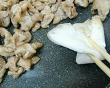 １0分で簡単！節約☆豚肉とモヤシの油淋鶏作り方4写真