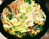 生ラーメンで野菜たっぶり辛味噌ラーメン作り方2写真