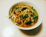生ラーメンで野菜たっぶり辛味噌ラーメン作り方3写真