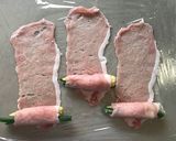 【簡単】キャラ弁 おかず たんぽぽ肉巻き作り方7写真