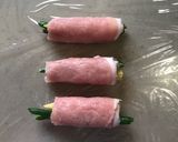 【簡単】キャラ弁 おかず たんぽぽ肉巻き作り方9写真