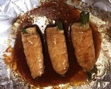 【簡単】キャラ弁 おかず たんぽぽ肉巻き作り方15写真