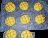 メロンパン風クッキー作り方4写真