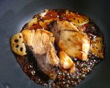市販のたれで簡単れんこん＆ぶりの照り焼き作り方5写真