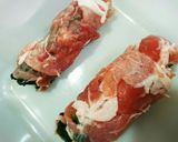 ぷちおかず♥磯辺焼き(ワカメの豚肉巻き)作り方5写真