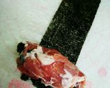 ぷちおかず♥磯辺焼き(ワカメの豚肉巻き)作り方6写真