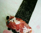ぷちおかず♥磯辺焼き(ワカメの豚肉巻き)作り方6写真