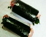 ぷちおかず♥磯辺焼き(ワカメの豚肉巻き)作り方7写真