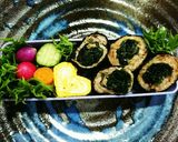 ぷちおかず♥磯辺焼き(ワカメの豚肉巻き)作り方10写真