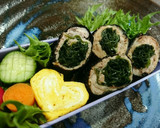 ぷちおかず♥磯辺焼き(ワカメの豚肉巻き)作り方11写真