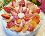 苺とバナナのショートケーキ❤作り方10写真
