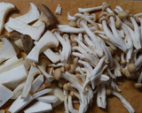 鶏むね肉ともやし きのこの和風にんにく煮作り方1写真
