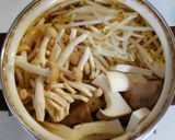鶏むね肉ともやし きのこの和風にんにく煮作り方3写真