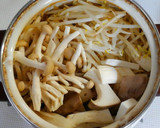 鶏むね肉ともやし きのこの和風にんにく煮作り方3写真