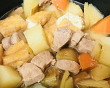 豚じゃが＆厚揚げのあまから煮作り方3写真