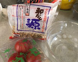 手順3つ、トマトまるごと、超簡単おかず作り方1写真