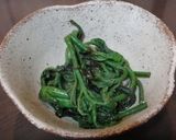 ウドの葉のごま油炒め作り方5写真