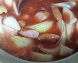 鳥のトマト煮ホットケーキシロップ入り作り方2写真