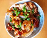 豚バラ肉で簡単スタミナ丼♪作り方5写真