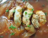鳥のトマト煮ホットケーキシロップ入り作り方6写真