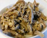 牛スジ細切り丼。作り方3写真