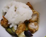 レンジで簡単！茄子と唐揚げのみぞれ煮作り方4写真