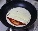 チーズたっぷりかんたんブリトー風作り方3写真