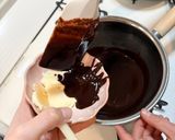 スイートチョコとグランマルニエの生チョコ作り方5写真