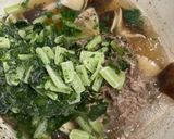 しいたけ小松菜トマトで夏のキーマカレー作り方2写真