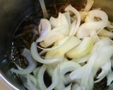牛スジ細切り丼。作り方6写真