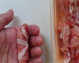 タケノコと豚肉のこく炒め作り方1写真