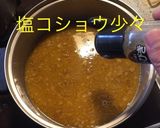 簡単 豚骨カレーラーメン作り方6写真