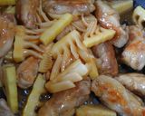 タケノコと豚肉のこく炒め作り方5写真