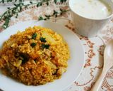 簡単！サバカレーピラフ風炊き込みご飯作り方3写真