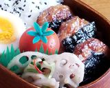 甘辛照り焼き海苔つくねお弁当☆作り方6写真